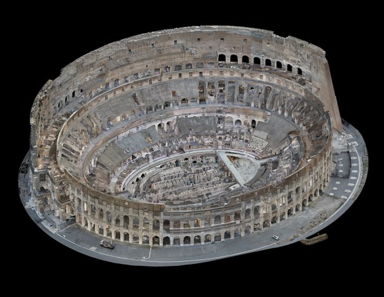 Completati il primo rilievo digitale integrato e la modellazione HBIM del Colosseo Completati il primo rilievo digitale integrato e la modellazione HBIM del Colosseo