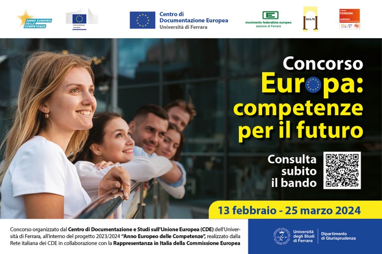 13 febbraio - 25 marzo 2024 - Concorso "Europa: competenze per il futuro"
