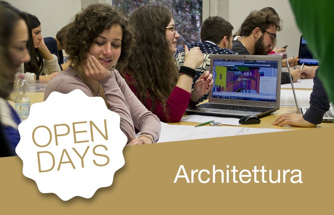 Open Day: Corso di Laurea Magistrale in Architettura Open Day: Corso di Laurea Magistrale in Architettura