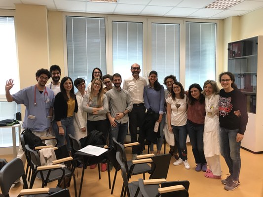 foto di gurppo con specializzandi