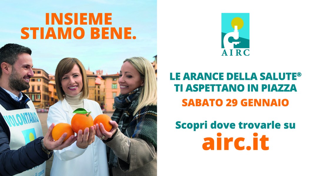 AIRC | Sostieni la ricerca sul cancro anche a Unife con "le arance della salute"