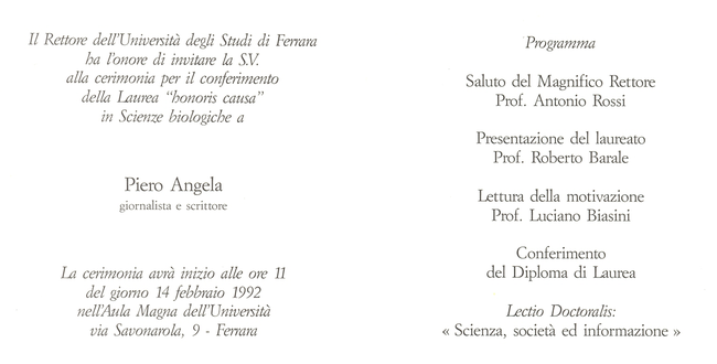 programma LHC Piero Angela.png Programma laurea honoris causa Piero Angela