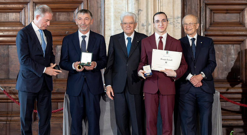 Alfiere del Lavoro | La matricola Unife Alessandro Bastarelli riceve il titolo dal Presidente della Repubblica