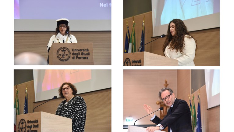 mix speaker dell'inaugurazione dell'aa 23/24 di Unife