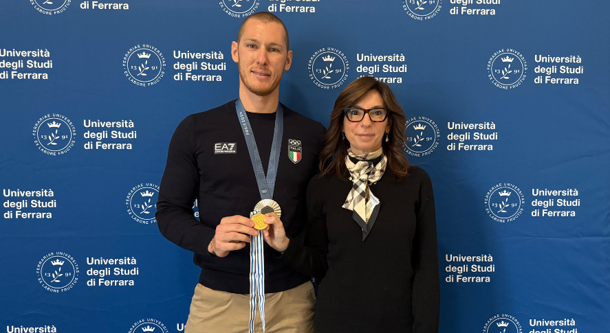 Canottaggio | La Rettrice Laura Ramaciotti incontra lo studente-atleta pluripremiato Luca Rambaldi