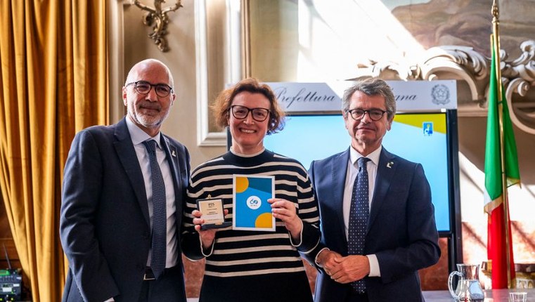 Fondazione AIRC | Premiata la Professoressa Monica Borgatti per l'impegno profuso per il progetto AIRCampus