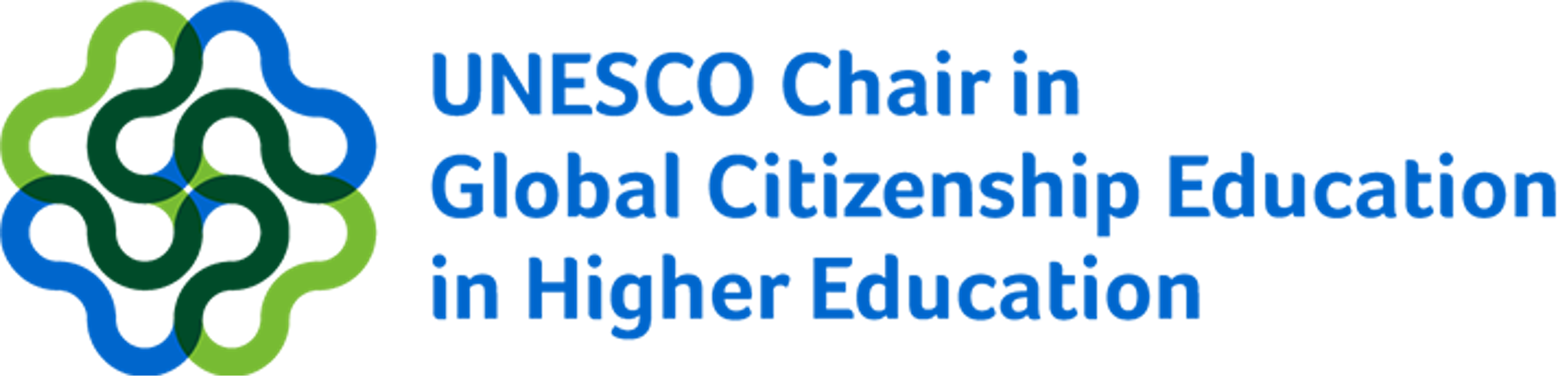 A logo of the UNESCO Chair in Global Citizenship Education in Higher Education