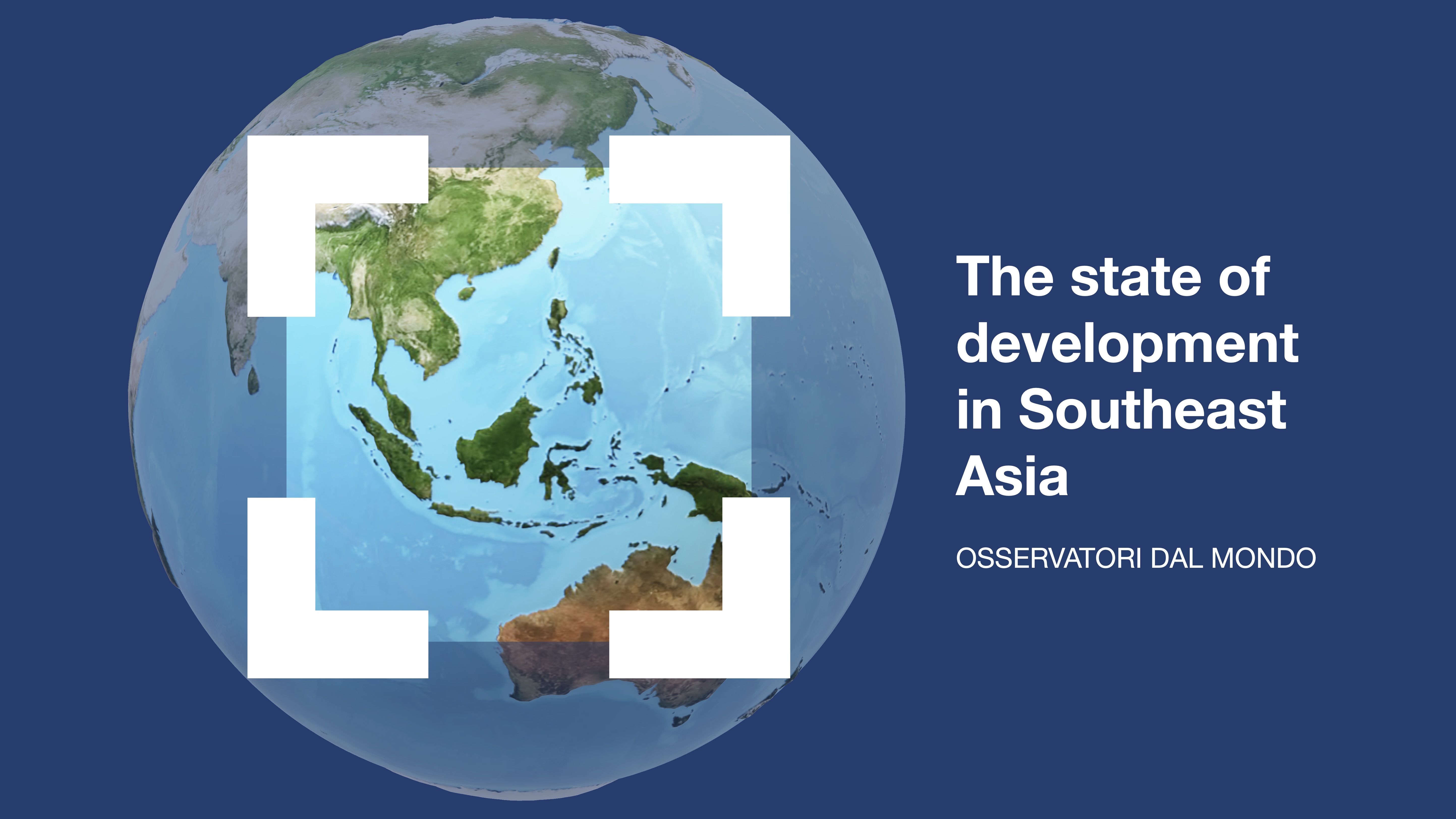 Map of the world highlighting the Southeast Asia